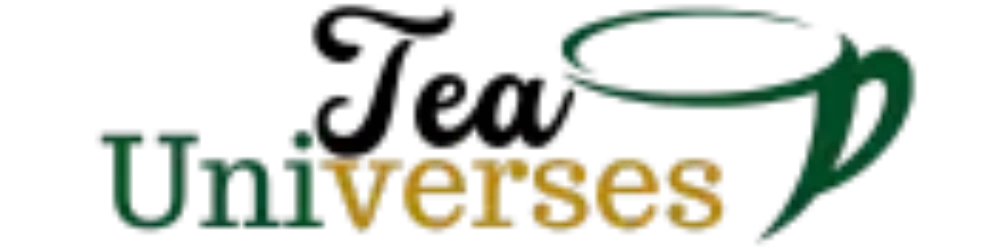 Tea Universes logo featuring a tea cup design symbolizing global tea culture