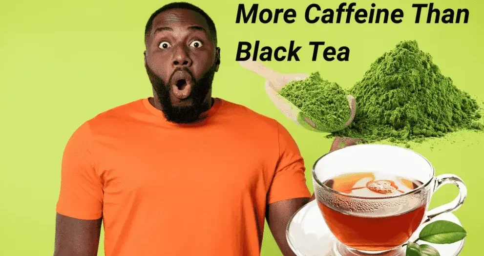 man is astonished due to caffeine amount